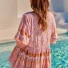 Jaase Pink Flamingo Wonderland Print Pia Tunic