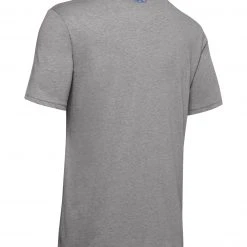 Under Armour T-Shirt Gl Foundation Steel Light Heather/Versa Blue Uomo
