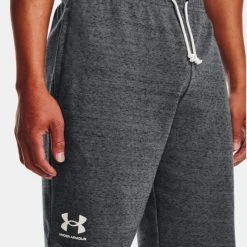 Under Armour Pantaloncini Rival Terry Uomo Grigi