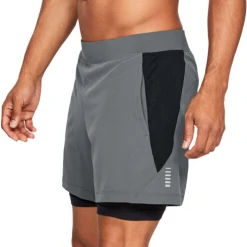 Under Armour Pantaloncini Qualifier Speed 2 In 1 Uomo