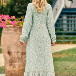Jaase Gemini Mint Paisley Maxi Dress
