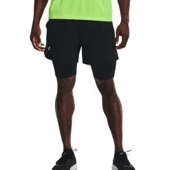Under Armour Pantaloncini Launch 2-in-1 Uomo Black/Reflective