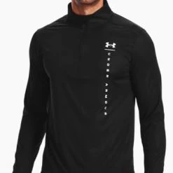 Under Armour Maglia Speed Stride Shock ½ Zip Uomo Nera