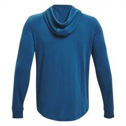 Under Armour Maglia Rival Terry Rc Uomo Deep Sea / Onyx White