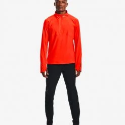 Under Armour Maglia Qualifier Run 2.0 ½ Zip Uomo Arancione