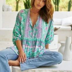 Jaase Boreal Print Chloe Top