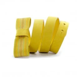 See by Chloe Yellow Skin Leather Tie Belt